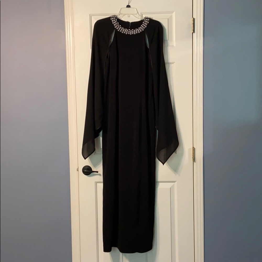 Mother-of-the Bride - Long Black Formal Dress.